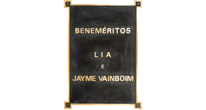 Beneméritos Lia e Jayme Vainboim