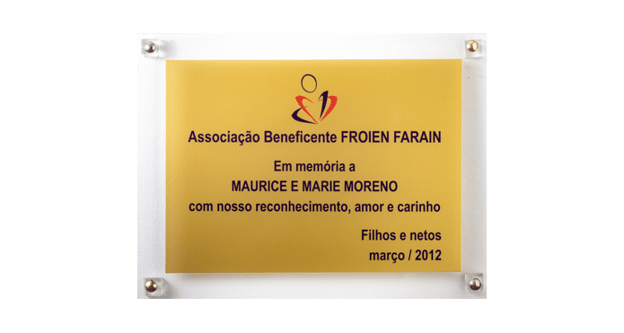 Maurice e Marie Moreno, de Associação Beneficente Froien Farain