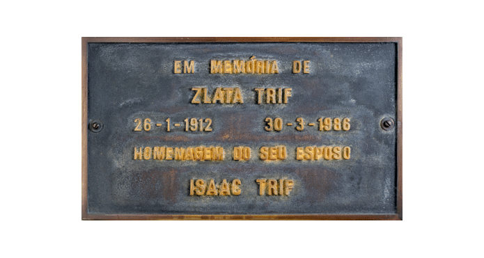 Zlata Trif, de seu esposo Isaac Trif